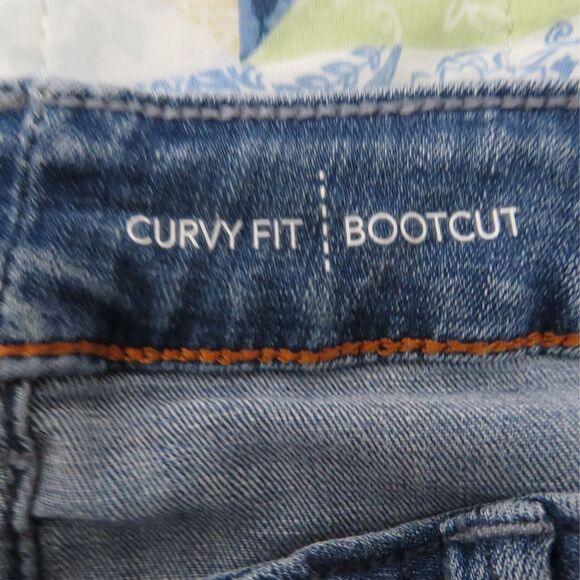 Lee Jeans Women's Modern Series Curvy Bootcut Blue Sz 8M Medium Wash Western - Picture 6 of 12